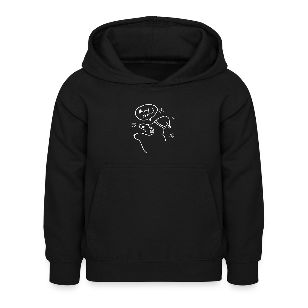 Merry X-mas, grrrr - Kinder Hoodie - Schwarz