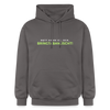 Nett kann ick och, bringtabanüscht! - Hoodie - Dunkelgrau