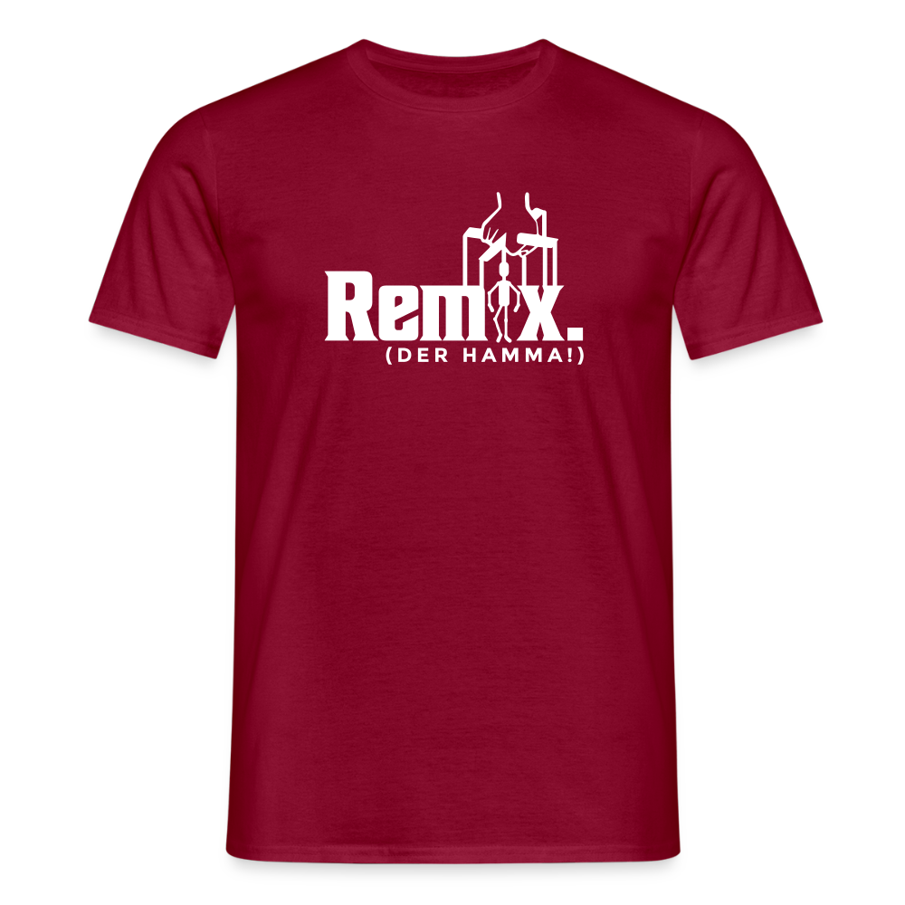 Remix. - Männer Premium T-Shirt - Ziegelrot