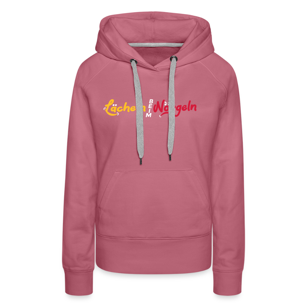 Lächeln beim Nörgeln - Frauen Premium Hoodie - Malve