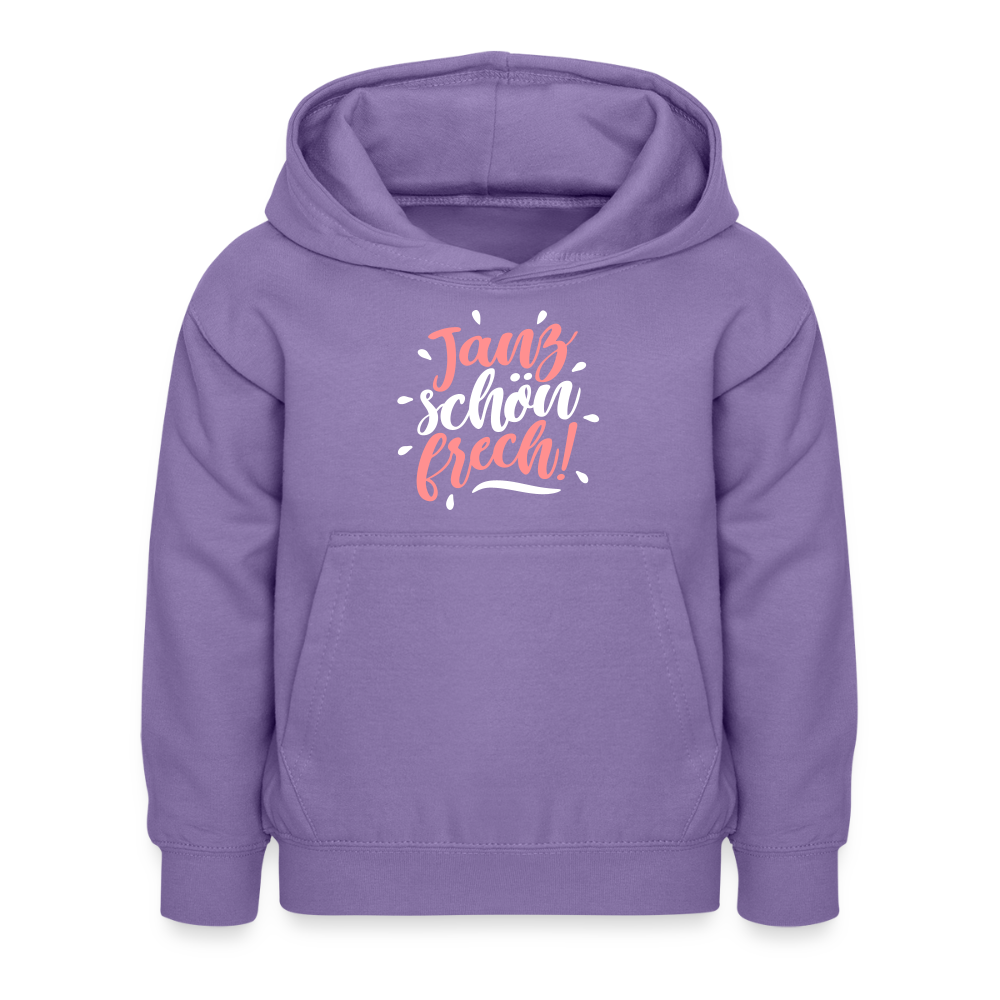 Janz schön frech! - Kinder Premium Hoodie - Lavendel