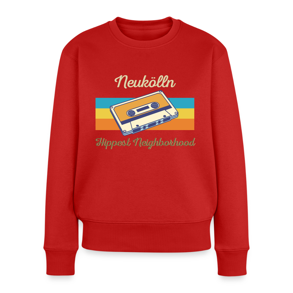 Hippes Neukölln - Frauen Premium Pullover - Rot