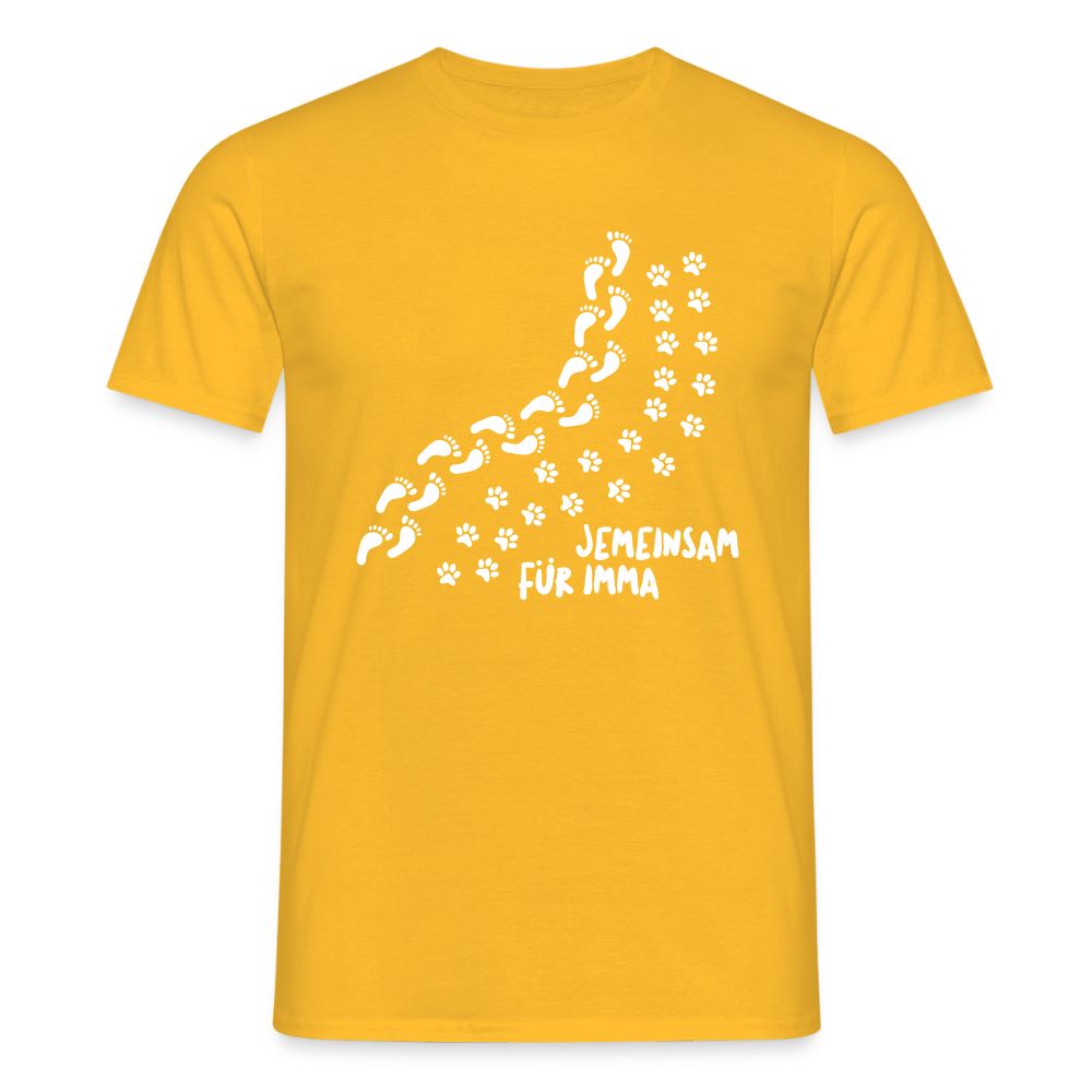 Jemeinsam Für Imma - Männer Premium T-Shirt - Gelb