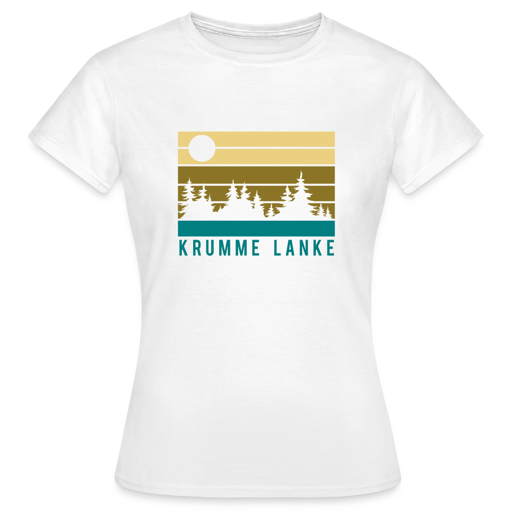 Krumme Lanke - Frauen Premium T-Shirt - Weiß