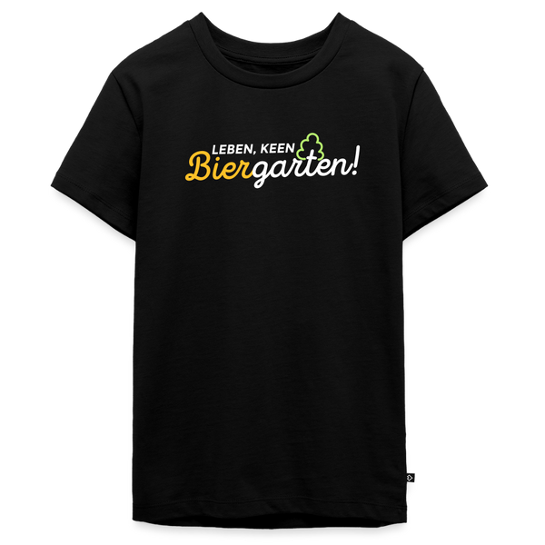 Leben, keen Biergarten! - Teenager Premium T-Shirt - Schwarz