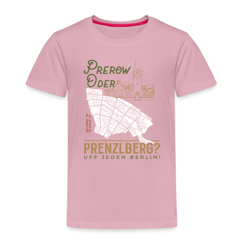 Prerow oder Prenzlberg - Kinder Premium T-Shirt - Hellrosa