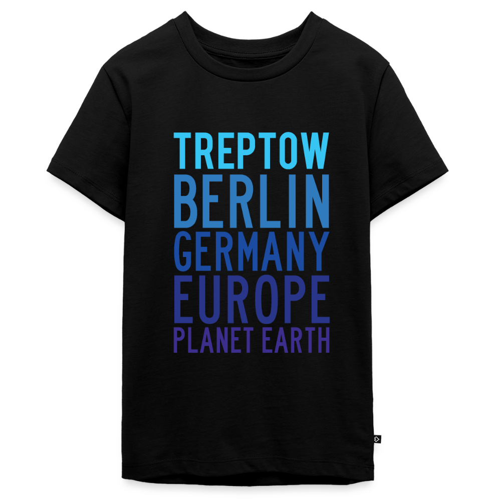 Treptow Planet Earth - Teenager Premium T-Shirt - Schwarz