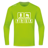 OMG Berlin - Männer Sport Langamshirt - Neongrün