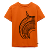 Der Turm von unten - schwarz - Kinder Premium T-Shirt - Orange