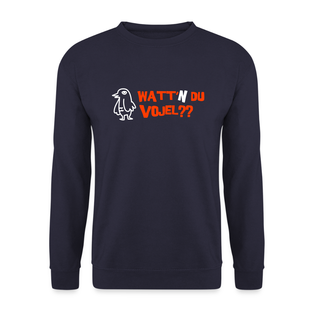 Watt'n du Vojel - Unisex Pullover - Navy