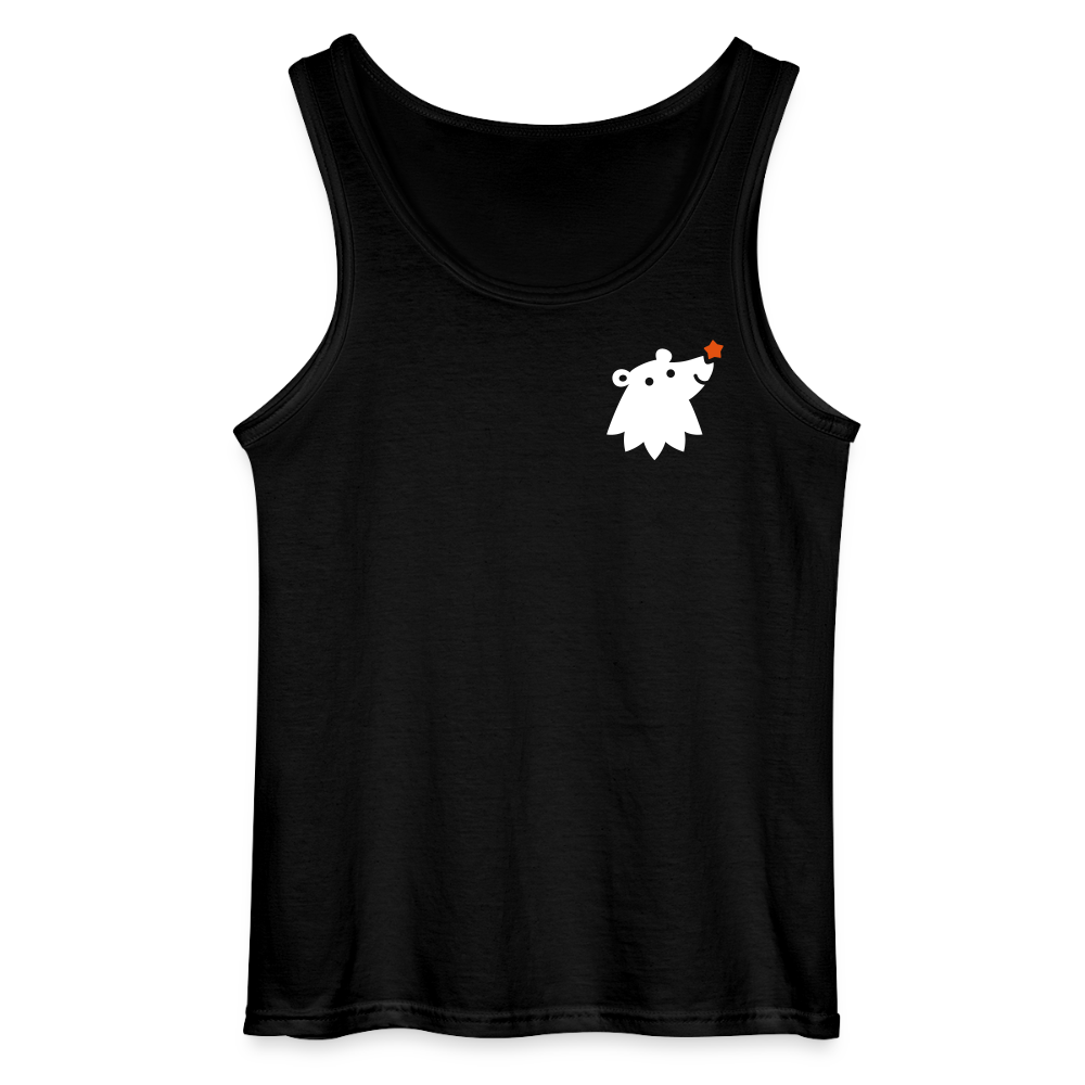 Schnauze Bär - Männer Tank Top - Schwarz