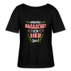 Meene Bagasche Ick Lieb Sie - Relaxed Rundhals Frauen Bio-T-Shirt - Schwarz
