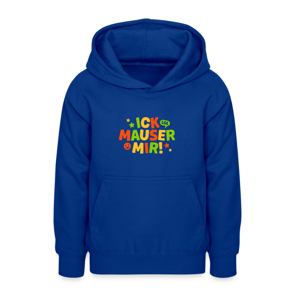 ick mauser - Teenager Hoodie - Royalblau