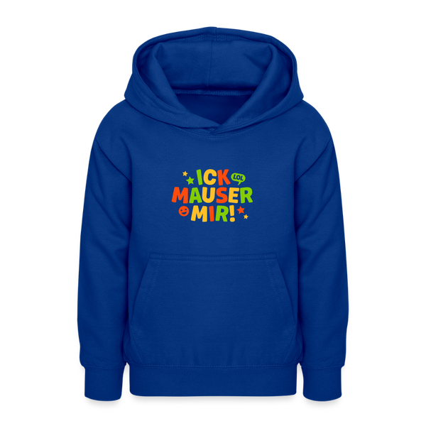 ick mauser - Teenager Hoodie - Royalblau