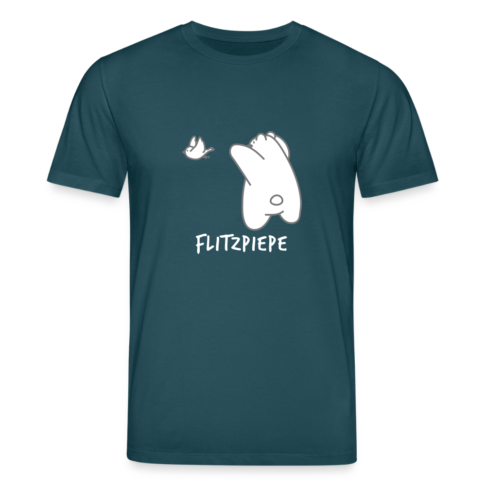 Flitzpiepe - Unisex Bio T-Shirt - Dunkles Petrol