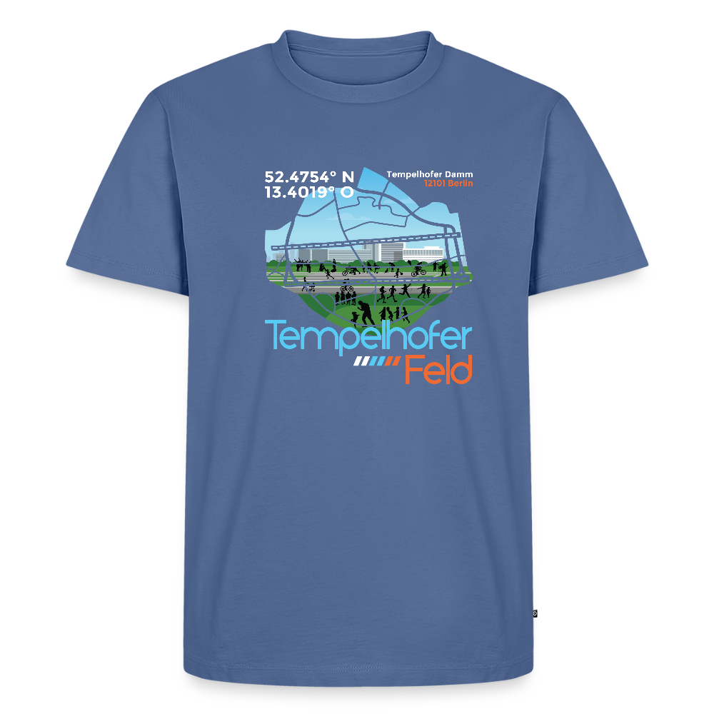 Tempelhofer Feld - Männer Premium T-Shirt - Taubenblau