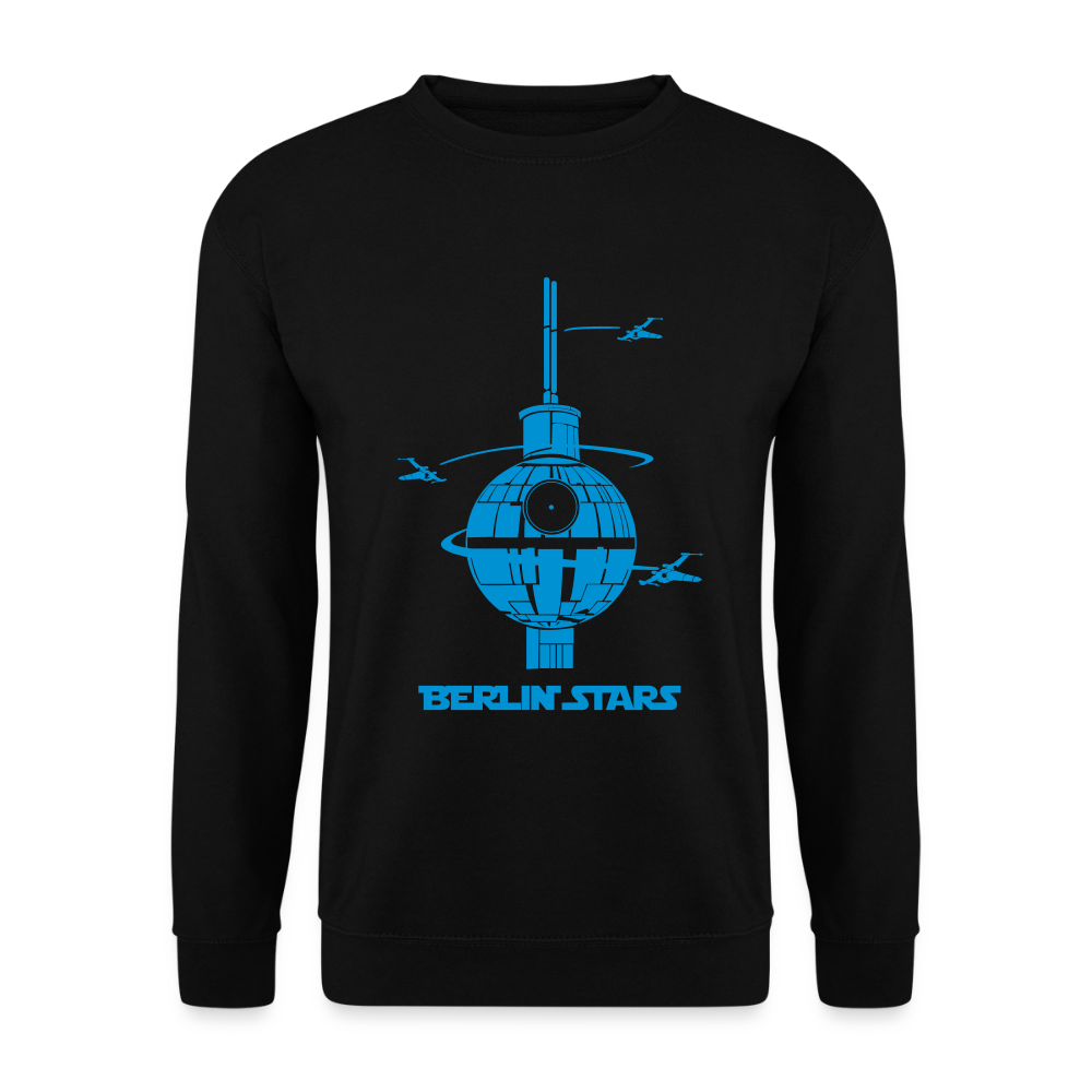 Berlin Stars - Blau - Unisex Pullover - Schwarz