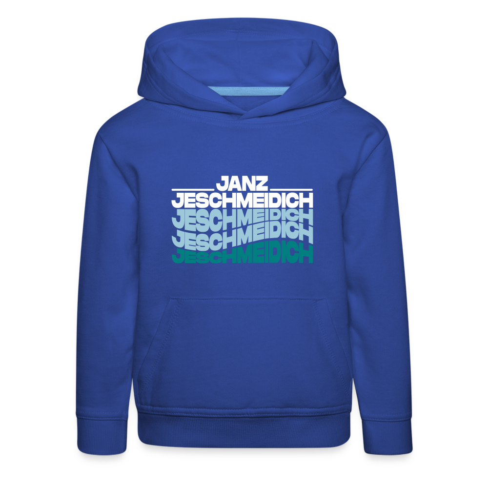 Janz Jeschmeidich - Kinder Premium Hoodie - Royalblau