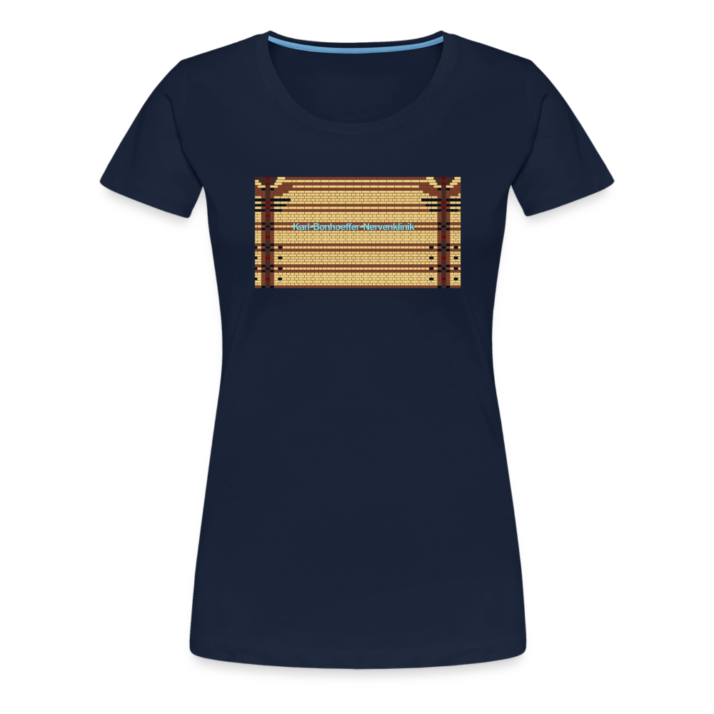 Karl-Bonhoeffer-Nervenklinik - Frauen Premium T-Shirt - Navy