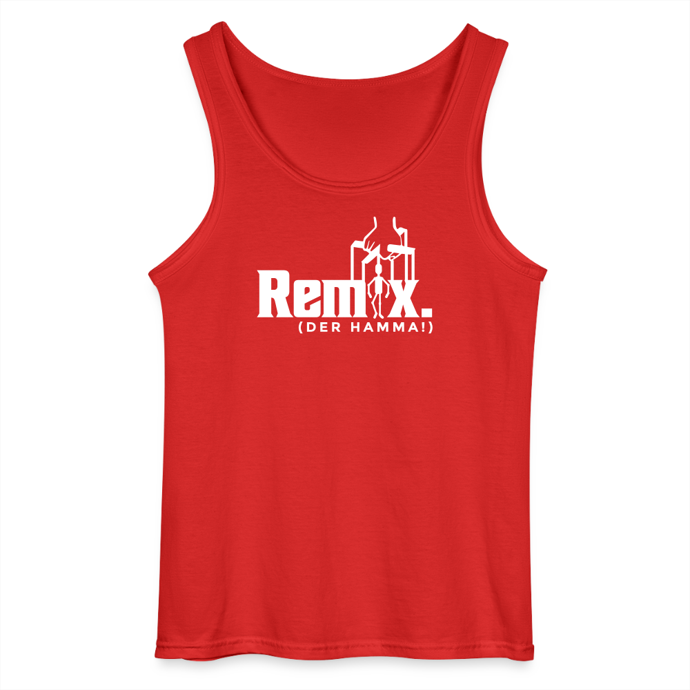 Remix. - Männer Tank Top - Rot