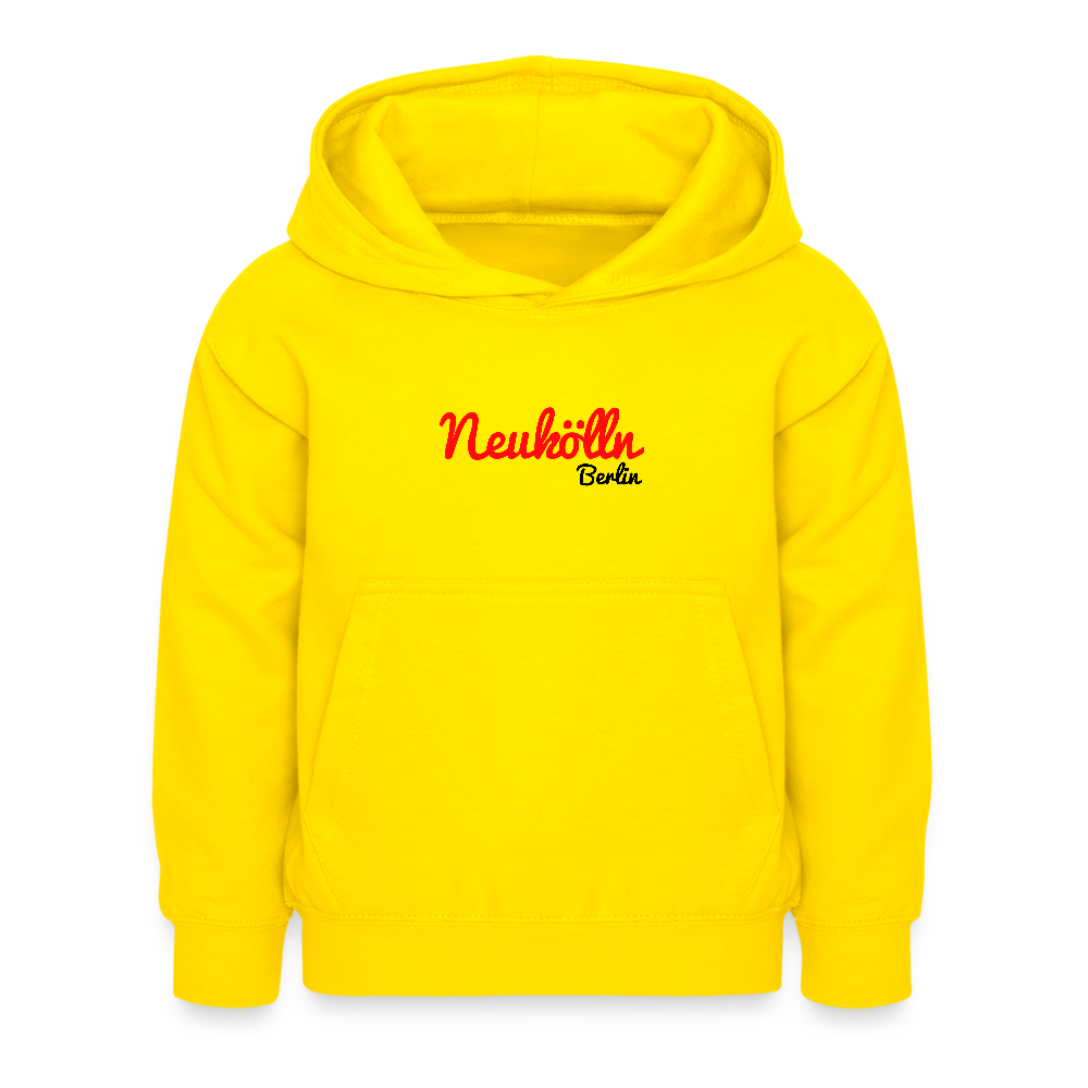Neukölln Berlin - Kinder Hoodie - Gelb