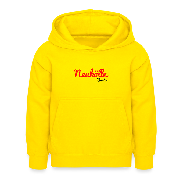 Neukölln Berlin - Kinder Hoodie - Gelb