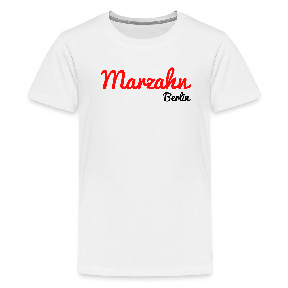 Marzahn Berlin - Teenager Premium T-Shirt - Weiß