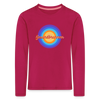 Gesundbrunnen Retro - Kinder Langarmshirt - dunkles Pink