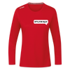 Hetz Mir Nich! - Frauen Sport Langarmshirt - Rot