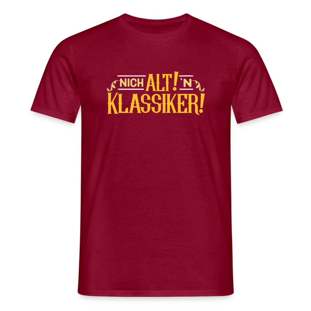 Nich alt! 'n Klassiker! - Männer Premium T-Shirt - Ziegelrot