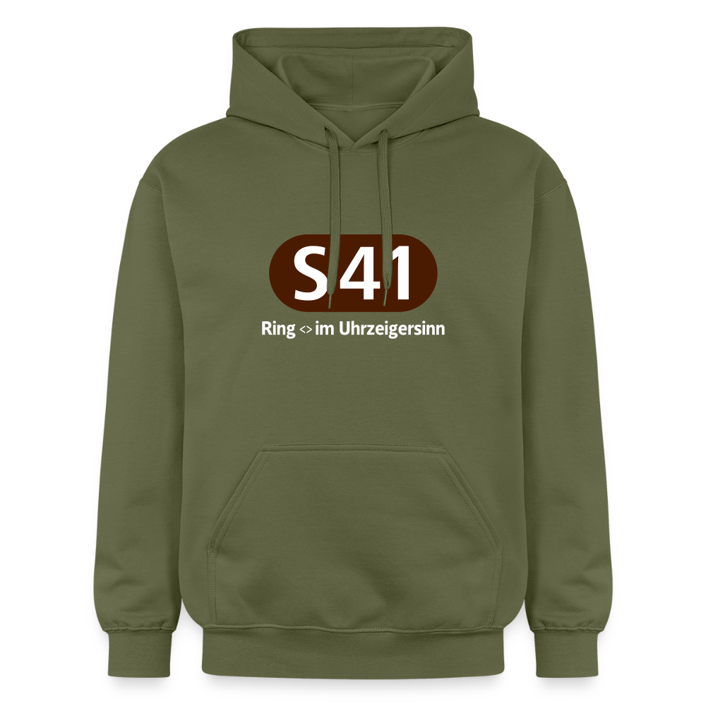S41 - Hoodie - Militärgrün