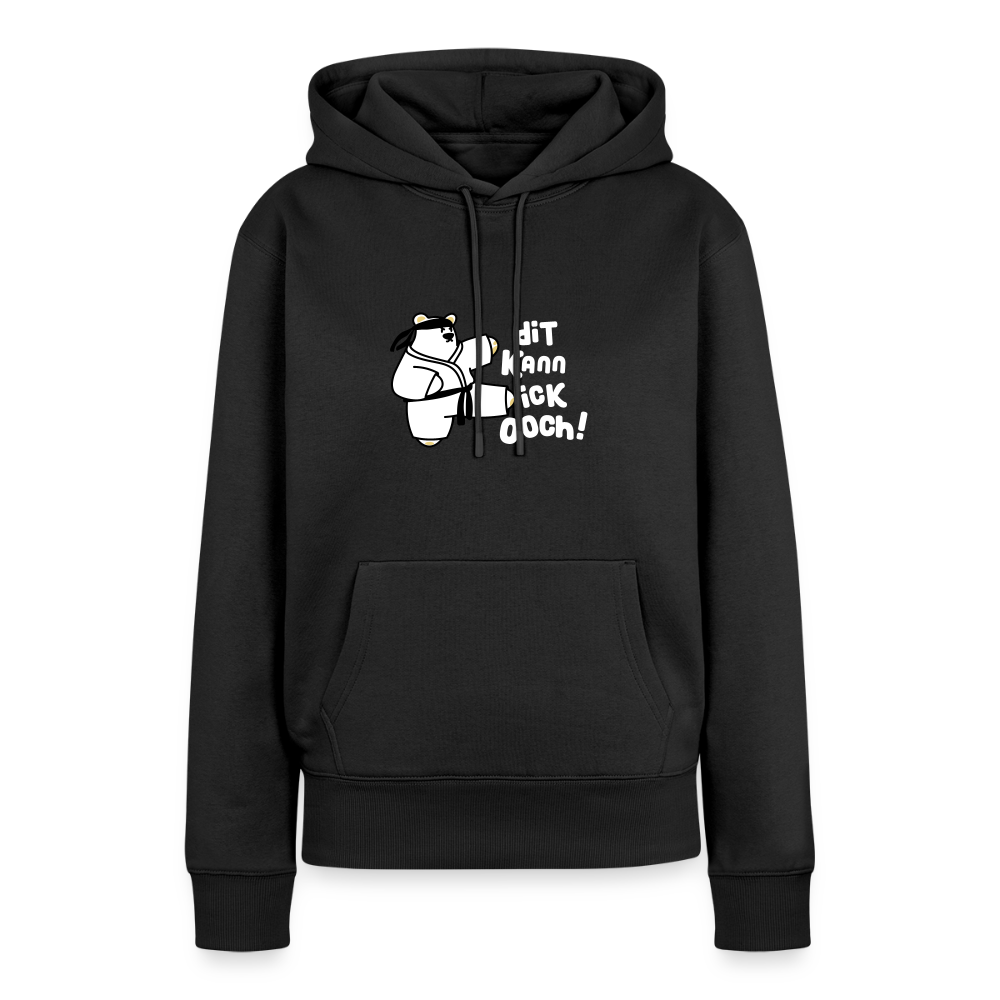 Dit kann ick ooch! - Frauen Premium Hoodie - Schwarz