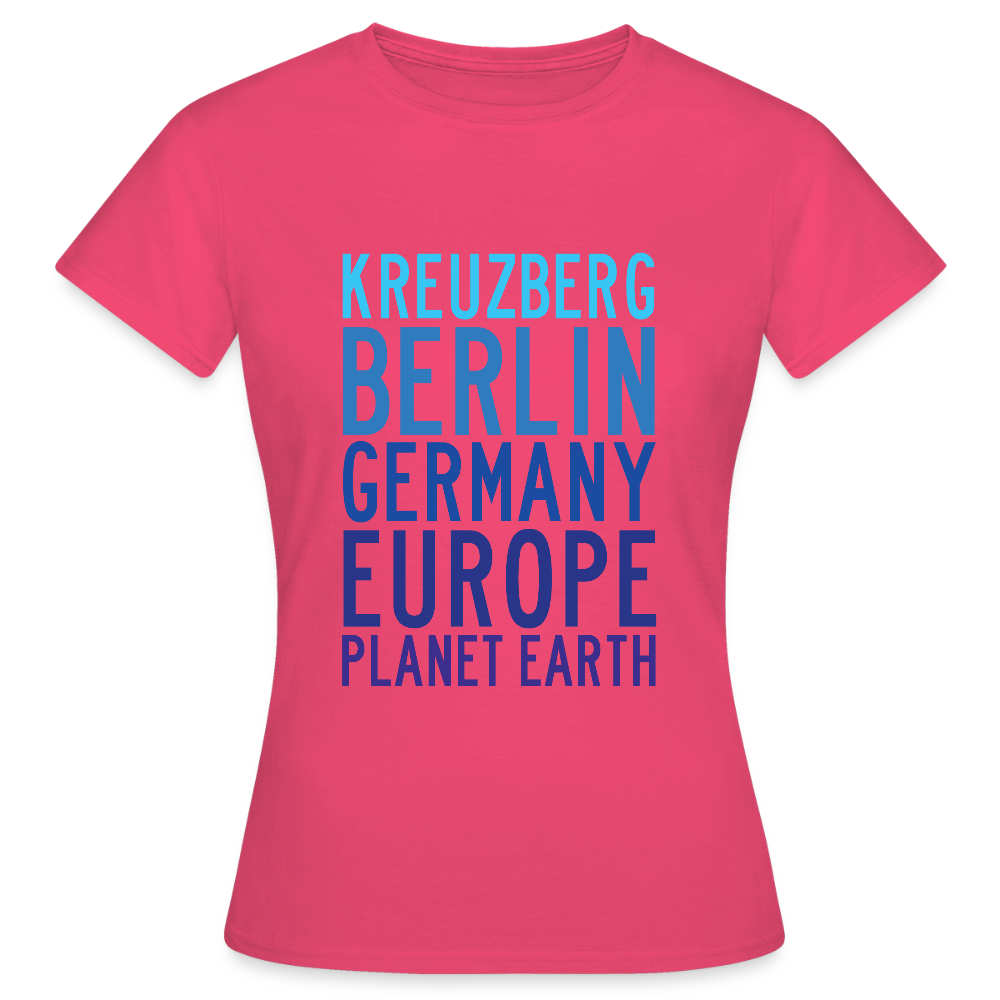 Kreuzberg - Planet Earth - Frauen Premium T-Shirt - Azalea