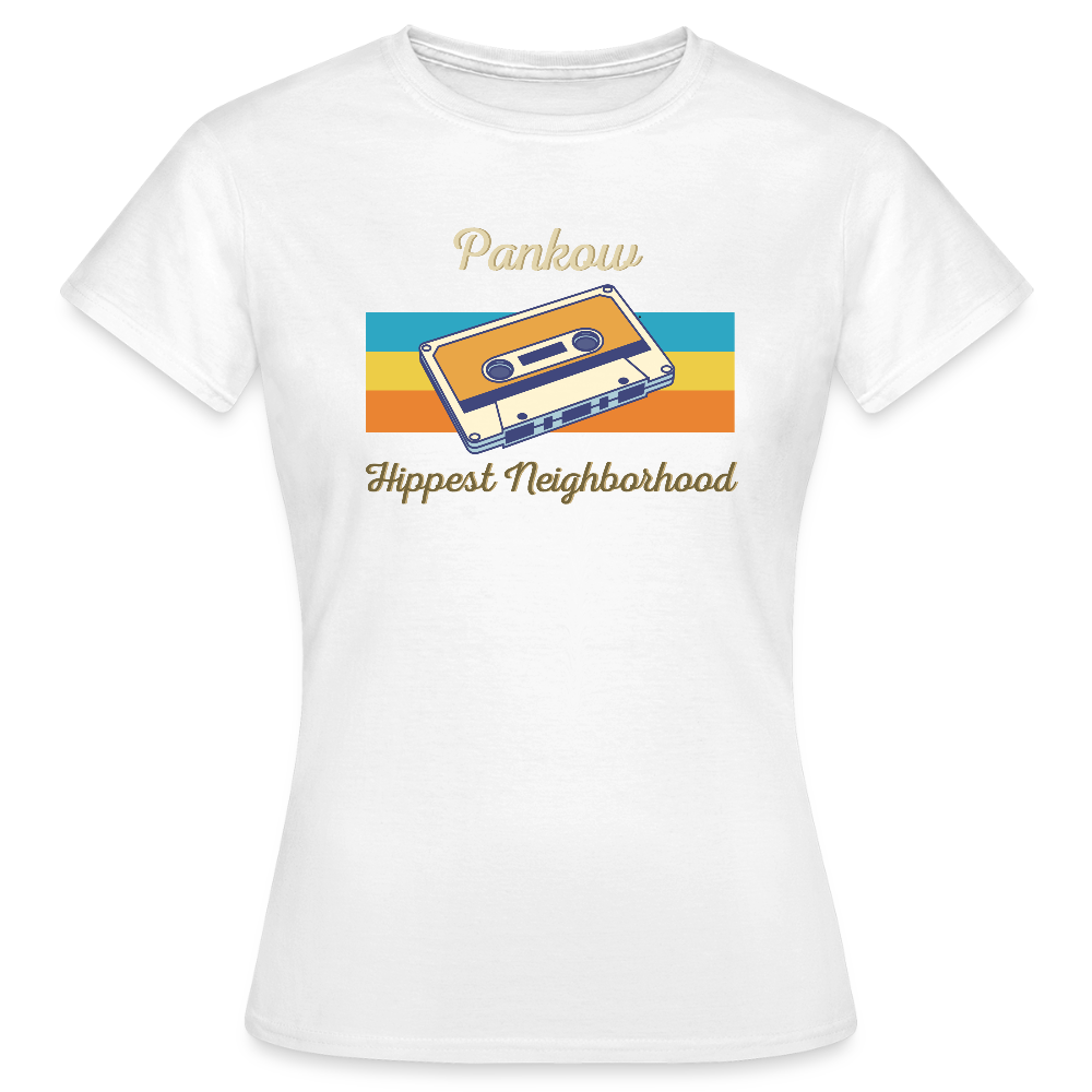 Pankow Hippest Neighborhood - Frauen Premium T-Shirt - Weiß