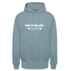Mein biologischer Hund. - Unisex Hoodie - Nebelblau
