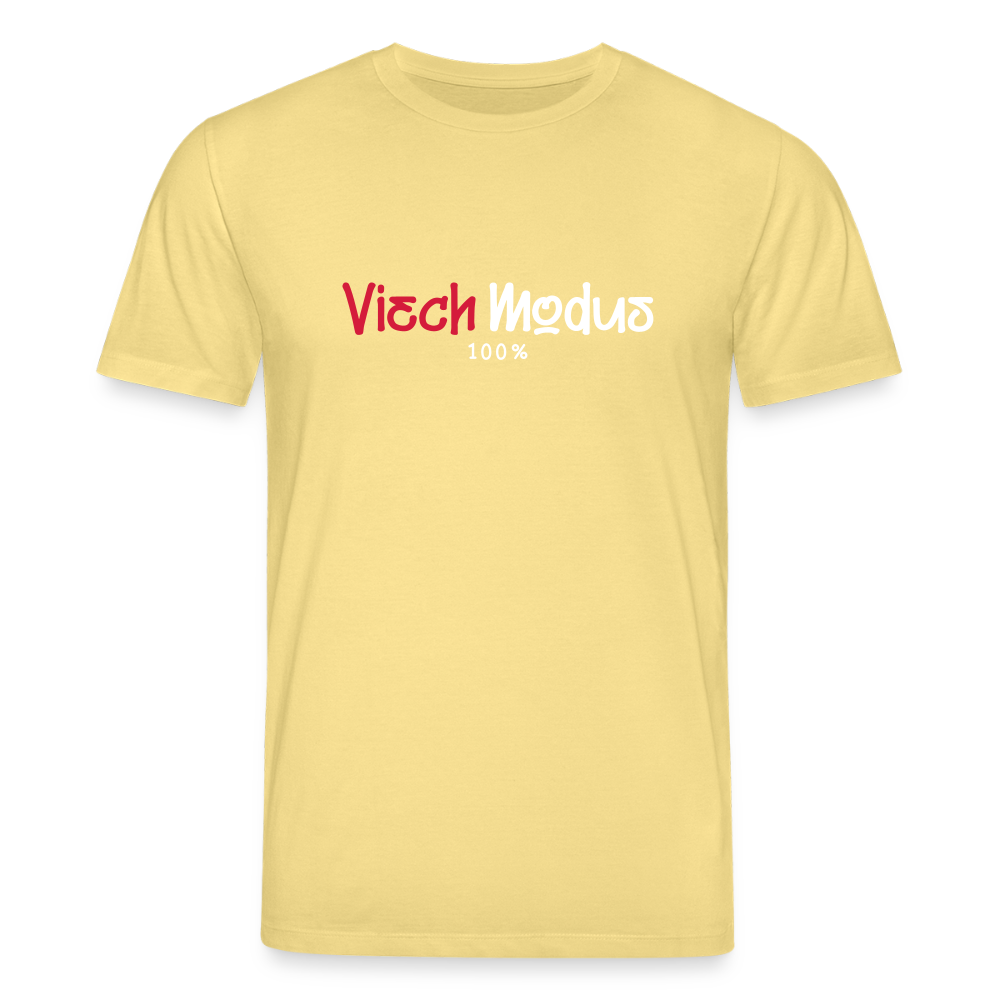 Viech Modus 100% - Unisex Bio T-Shirt - Gelb Viva