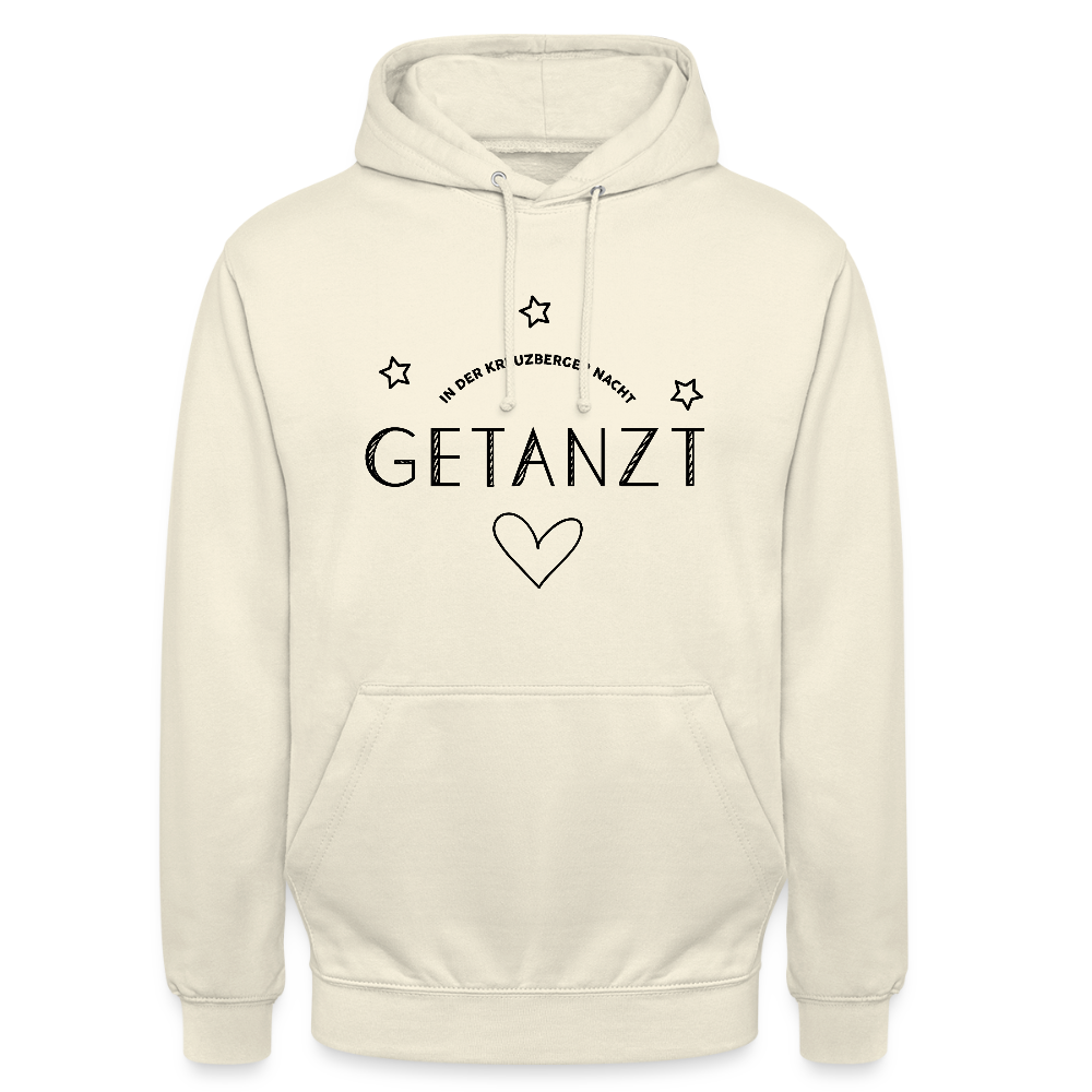 Getanzt in der Kreuzberger Nacht - Unisex Hoodie - Vanille-Milchshake
