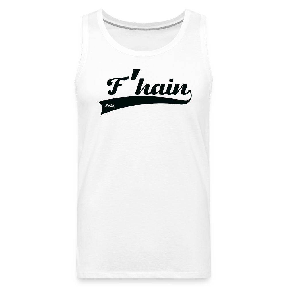 F'hain - Männer Premium Tank Top - Weiß