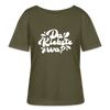 Kiekste - Relaxed Rundhals Frauen Bio-T-Shirt - Khaki
