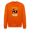 Juten Morjen, Backfeifenjesichta! - Unisex Bio Sweatshirt - Tieforange