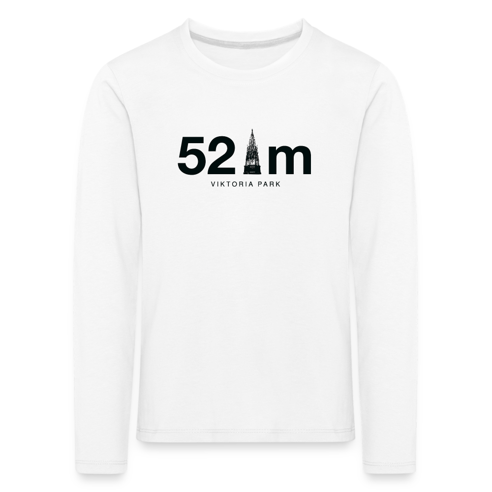 52 m Viktoria Park - Kinder Langarmshirt - Weiß