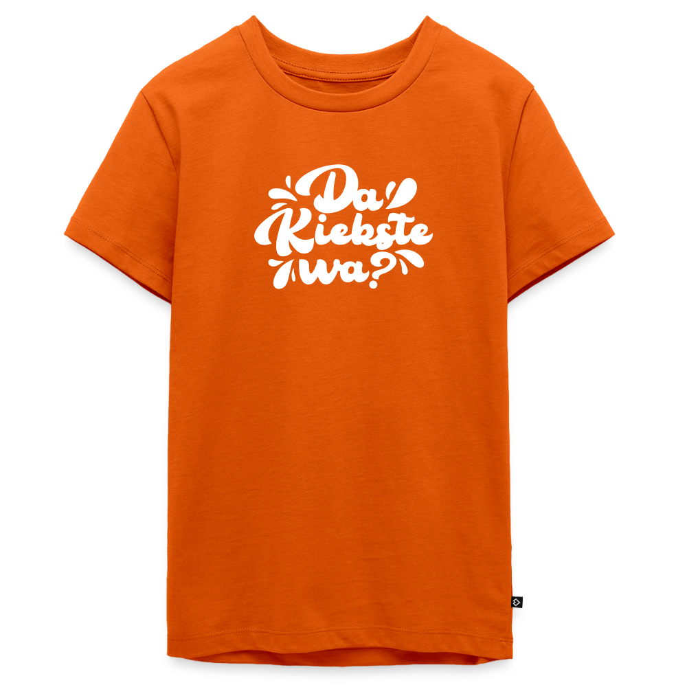 Kiekste - Teenager Premium T-Shirt - Orange