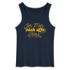 Jeh mah nich uffn Keks gelb - Männer Tank Top - Navy