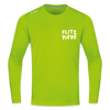 Flitzpiepe - Männer Sport Langamshirt - Neongrün