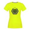 Tegel TXL Umrisse - Frauen Sport-Shirt - Neongelb
