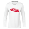 Berliner Jöre - Frauen Sport Langarmshirt - Weiß