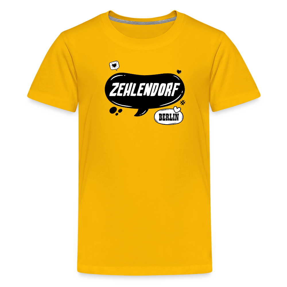 Zehlendorf Berlin - Teenager Premium T-Shirt - Sonnengelb