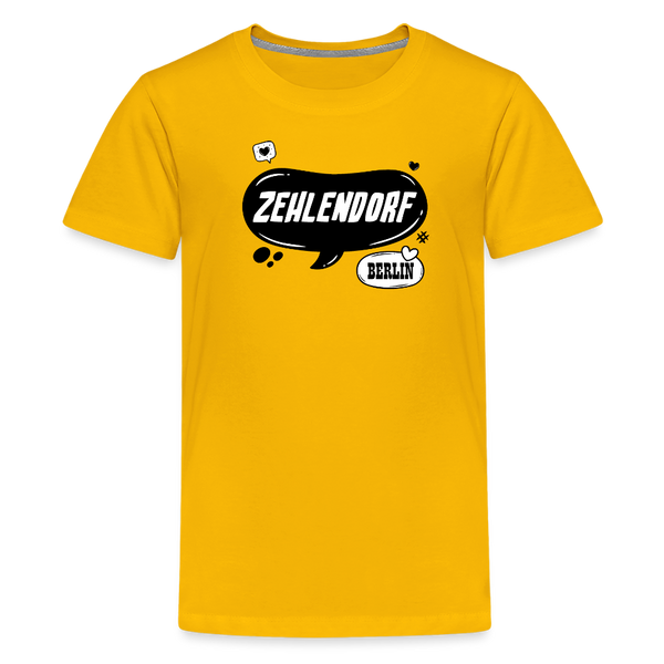 Zehlendorf Berlin - Teenager Premium T-Shirt - Sonnengelb