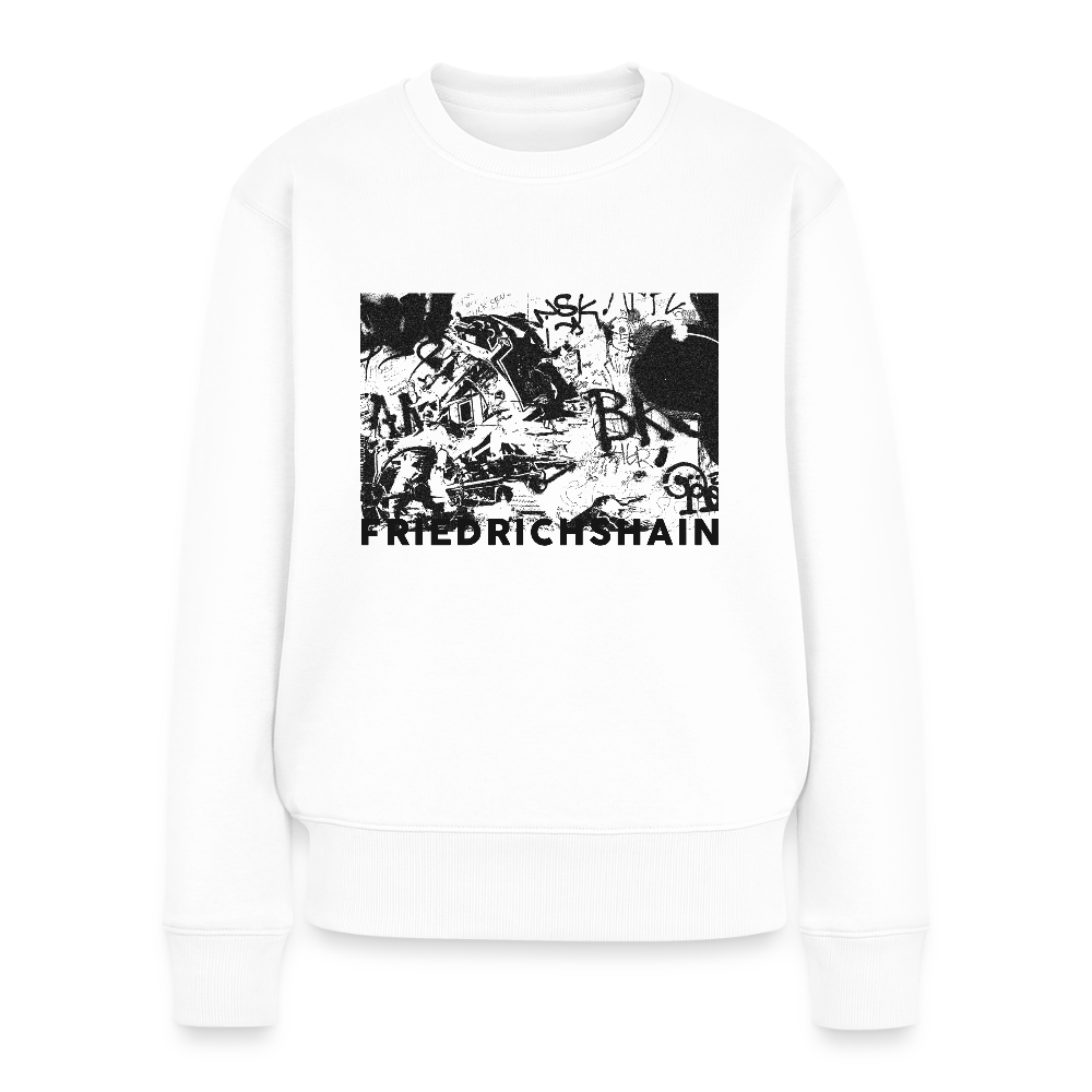 Friedrichshain Graffiti - Frauen Premium Pullover - Weiß