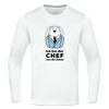 Chef - Männer Sport Langamshirt - Weiß